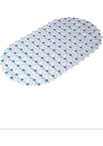 Beyaz Vantuzlu Banyo Paspası, Temiz ve Güvenli Kullanım Için Tasarlandı