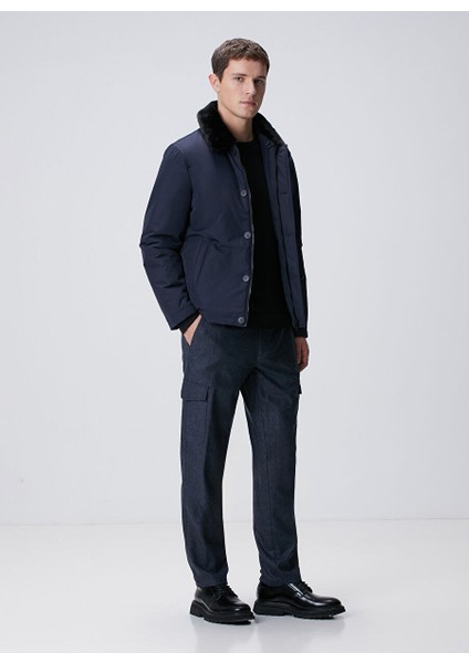 Slim Fit Lacivert Erkek Mont 1091819 fırsatları