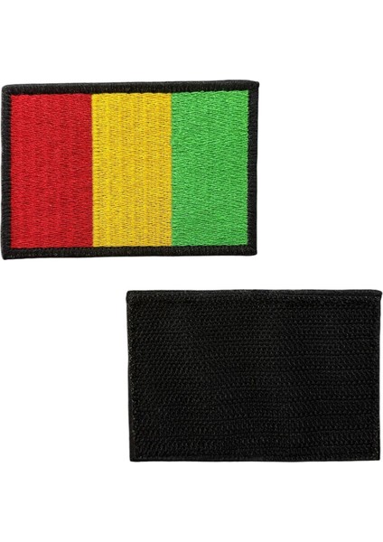 Gine Bayrağı Nakış Patch Peç - 8x5 cm fiyatları