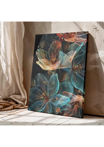 Şeffaf Zarafet Soyut Kanvas Tablo – NV00294