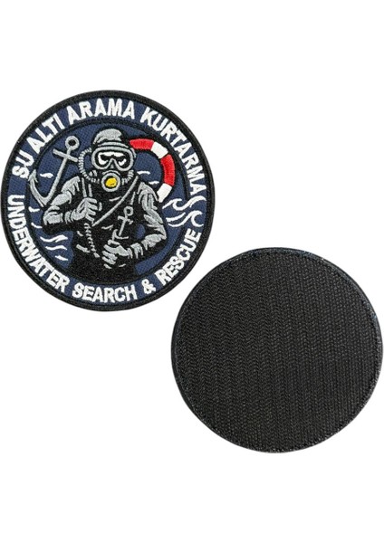 Su Altı Arama Kurtarma Nakış Peç Patch - 9 cm fiyatları