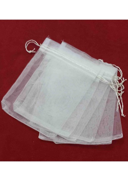 Düz Tül Kese 14*18 cm Ebatında 25 Adettir Hediyelik Bohçalık Çeyizlik Çerez Sabun Kesesi fiyatları