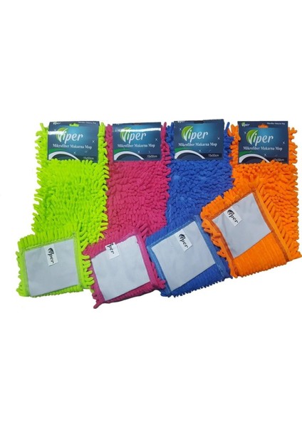 60 cm Makarna Mop, Pratik Temizlik Aracı, Dayanıklı ve Kullanışlı, 1 Adet