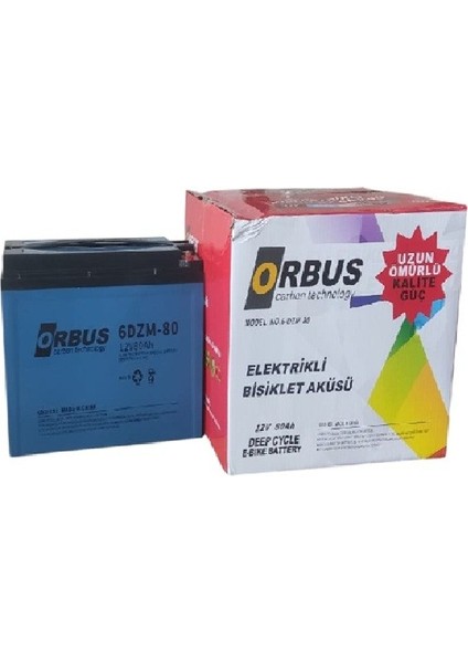 12V 80 Amper Jel Elektrikli Bisiklet (E-Bike) Aküsü Ebatlar : 223X121X174 (2025 Üretim) Ikili Paket fiyatları