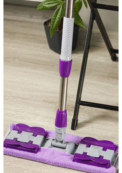 Teleskobik Mikrofiber Mop Seti, Yedek Bezli, Çok Yönlü Temizlik, Renkli ve Kullanışlı indirimleri