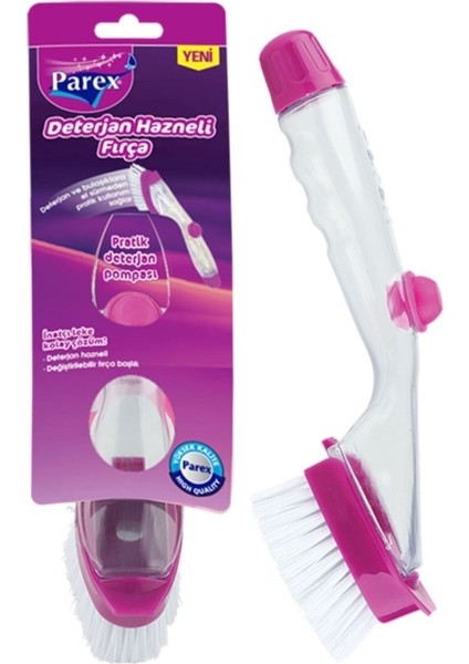 Renkli Deterjanlı Temizlik Fırçası, Çok Amaçlı ve Pratik Kullanım