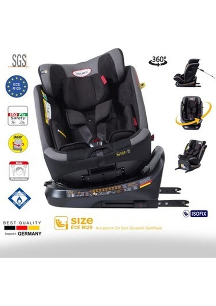 Capsula Multipro Aero 3D Profix I-Size (360° Dönebilir) 0-36KG Oto Koltuğu Isofix/sps/sıp/latch