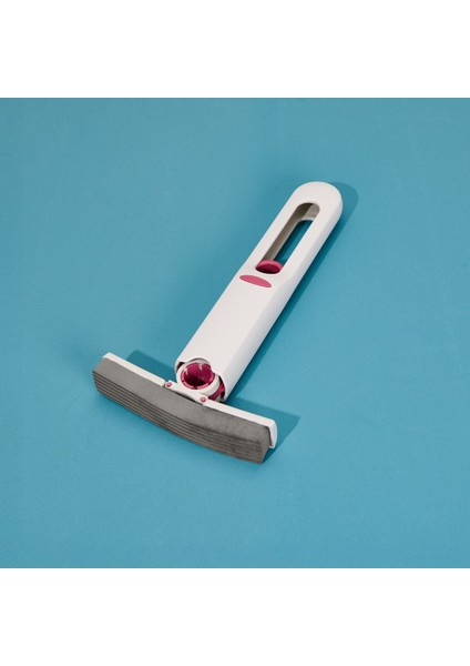 Mini Taşınabilir Temizlik Mop'u, 30 Cm, Beyaz Renk
