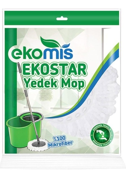 Yedek Mop, Temizlik ve Hijyen Için Güçlü ve Dayanıklı Temizlik Ekipmanı
