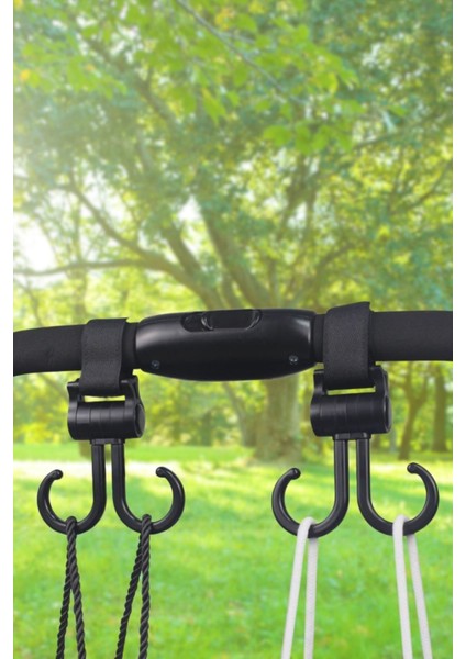 Iki Adet Döner Cırtlı Bebek Arabası Yanına Takılan Taşıma Aparatı indirimleri