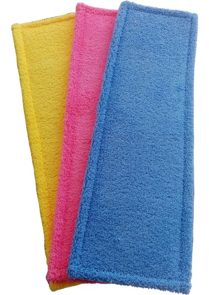 Yumuşak Peluş Mop Bezi 60 Cm, 2'li Paket, Temizlik Için Idealdir