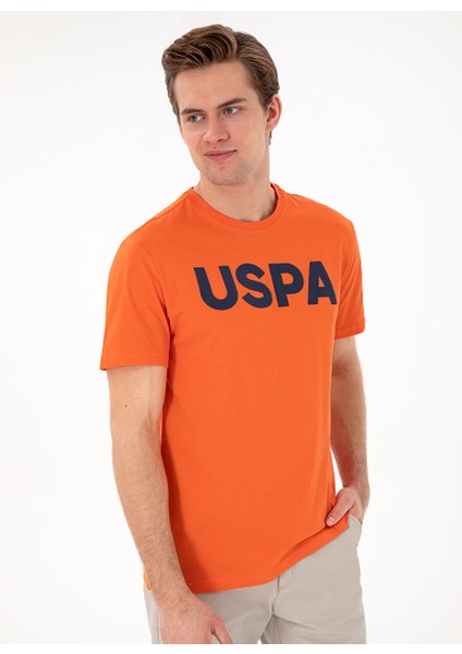 Turuncu Erkek Regular Fit T-Shirt Geart modelleri