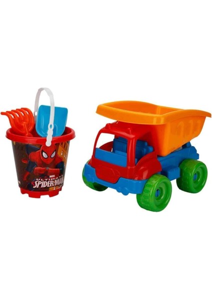 Renkli Spiderman Kamyon Plaj Seti, Eğlence Dolu Oyuncaklar