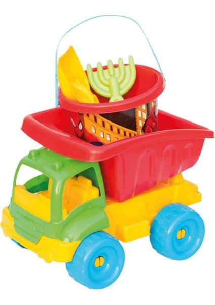Renkli Spiderman Kamyon Plaj Seti, Eğlence Dolu Oyuncaklar fiyatları