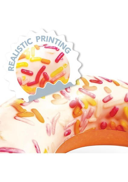 Renkli Şişme Kalp Figürlü Simit, Deniz Temalı, 104X99 Cm, Eğlence ve Dekorasyon Için fırsatları