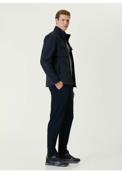 Lacivert Erkek Dik Slim Fit Düz Mont 1092059 modelleri