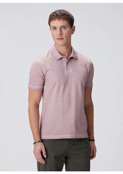 Pembe Erkek Slim Fit T-Shirt 1094339