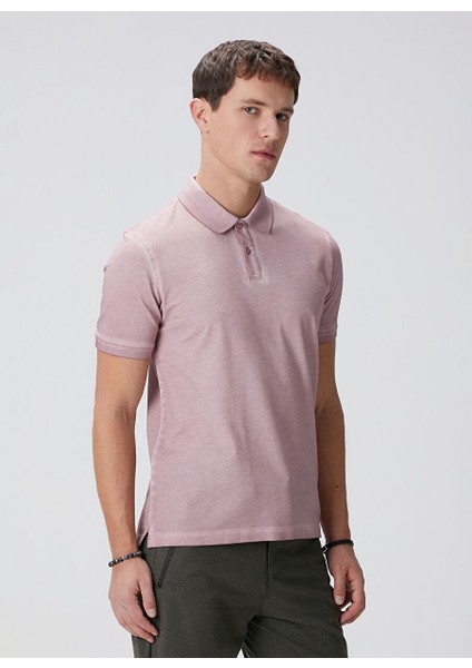 Pembe Erkek Slim Fit T-Shirt 1094339 fırsatları
