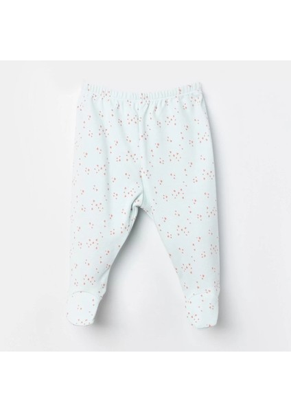 Pretty Ears Bunny Patikli Pantolon Mint