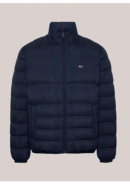Packable Dik Yaka Lacivert Erkek Mont DM0DM20686C1G