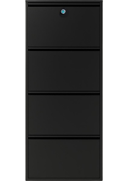 4'lü Siyah Metal Ayakkabılık ( Kilitli ) fırsatları