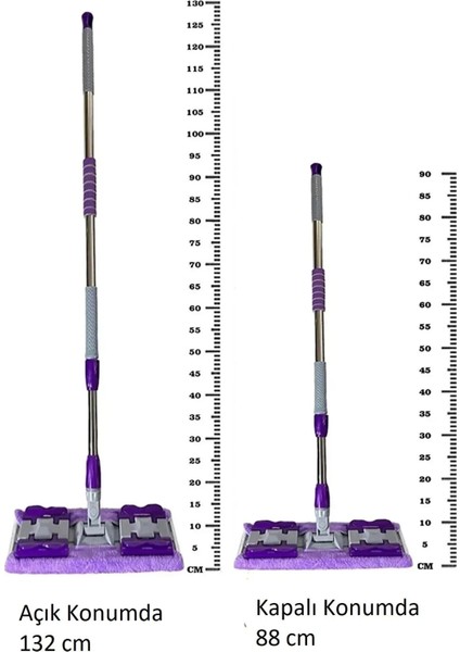 Mor Mandallı Paspas ve Mop, Kıskaçlı Beziyle Temizlik Kolaylığı fiyatları