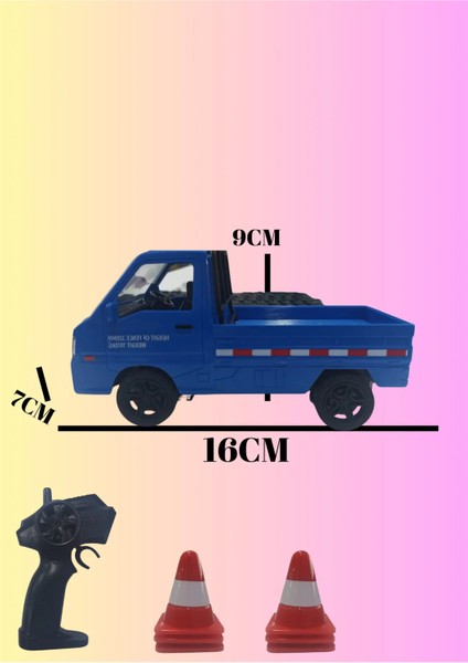 20KM Hız Yapan 2.4ghz Pikap Görünümlü Şarjlı Uzaktan Kumandalı Drift Araba fiyatları