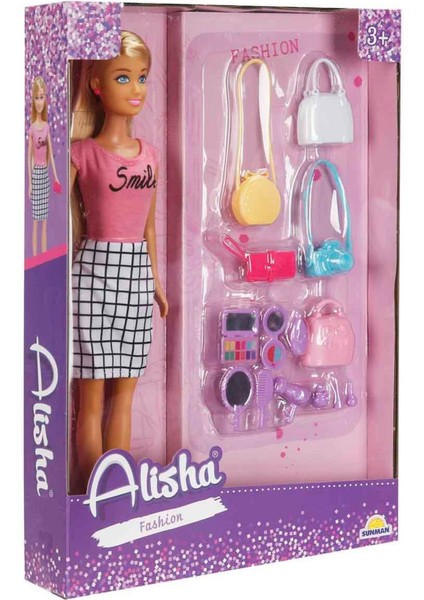 Alisha Fashion Aksesuarlı Bebek Seti ile Şıklık Oyuna Dönüşüyor! indirimleri