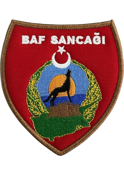 Tmt Baf Sancağı Patch Peç - 9X10 cm