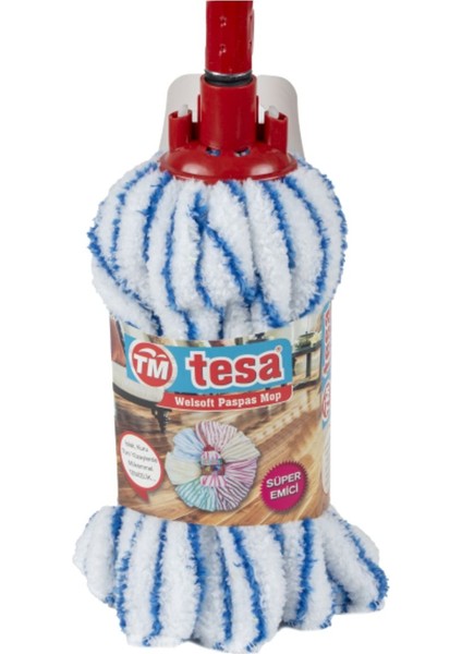 Işlevsel Islak Mop Püskül Ucu, Yedek Havlu ve Paspas Başlığı Seti