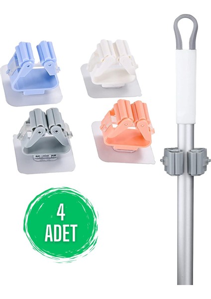 Pratik Yapışkanlı Temizlik Aksesuarı, Banyo ve Mutfak Düzenleyici Aparatı