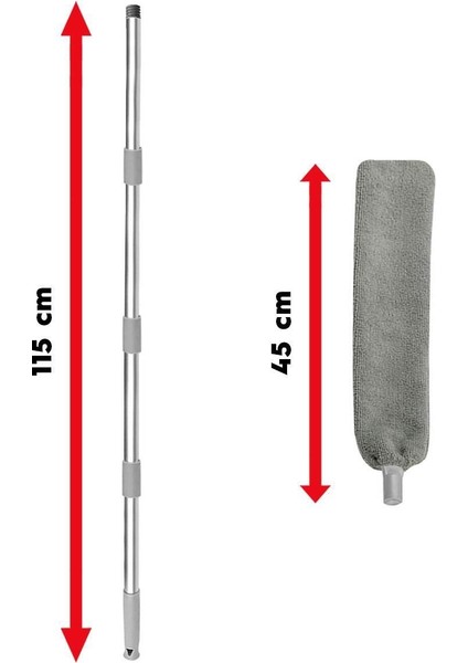 Esnek Mikrofiber Mop ve Yedekli Toz Toplayıcı, Pratik Temizlik Aracı indirimleri