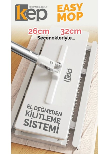 Pratik Temizlik Seti: 26 cm ve 40 cm Bezli Otomatik Mop Hediye fiyatları