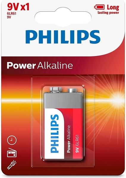 Phılıps 6LR61-P1B 9 Volt Power Alkalin Pil (Tekli) (5047) modelleri
