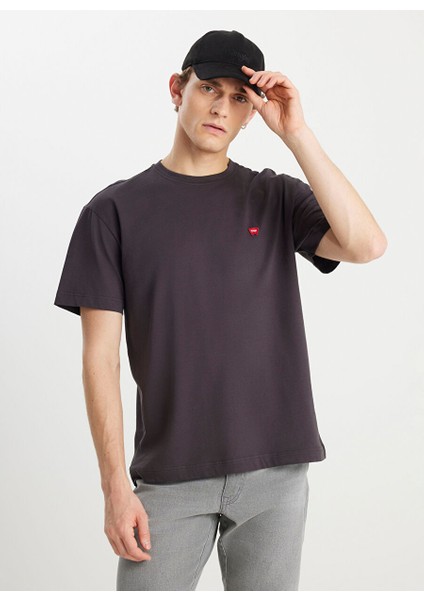 Antrasit Erkek Relaxed T-Shirt MW7NM203877M39 Relaxed Fit Small modelleri