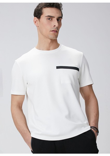 Ekru Erkek Slim Fit T-Shirt 1094079 fiyatları