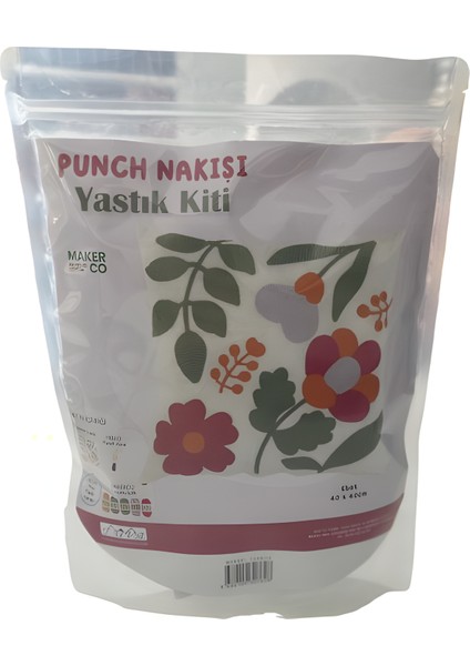 Punch Nakışı Yastık Kiti 40*40 cm PNC05 fiyatları