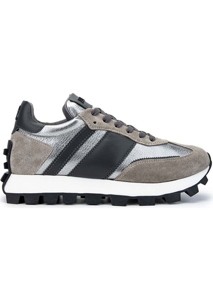 Erkek Hakiki Deri Gri Sneakers & Spor Ayakkabı