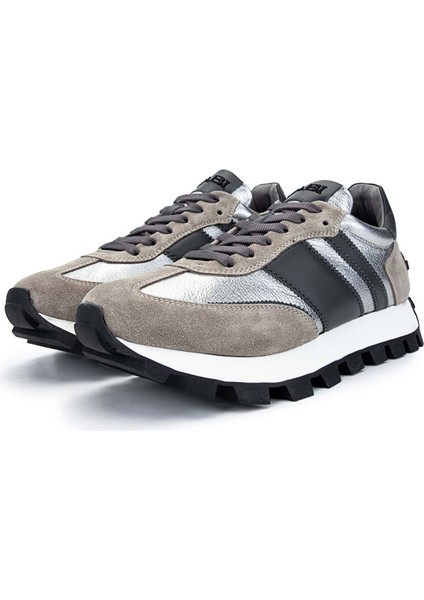 Erkek Hakiki Deri Gri Sneakers & Spor Ayakkabı fırsatları