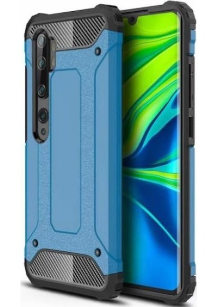 Xiaomi Mi Note 10 Lite Kılıf Armor Hybrid Zırh Silikon