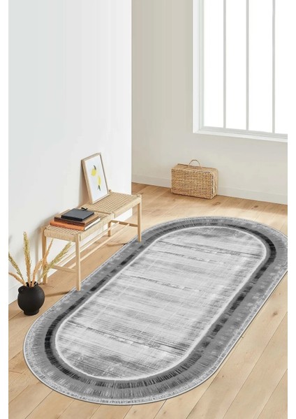 Kaymaz Taban Yıkanabilir Dijital Baskılı Halı Yolluk Mutfak Halısı