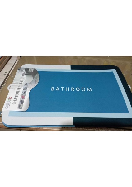 Su Emici Paspas Kaymaz Tabanlı 40X60, 3,5 Mm, Ev ve Banyo Kullanımı Için Ideal