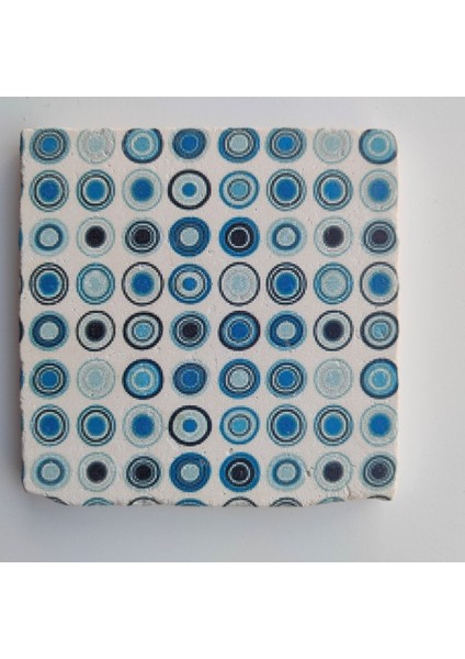 Doğal Taş Dekoratif Banyo Gider Kapağı 10X10 cm