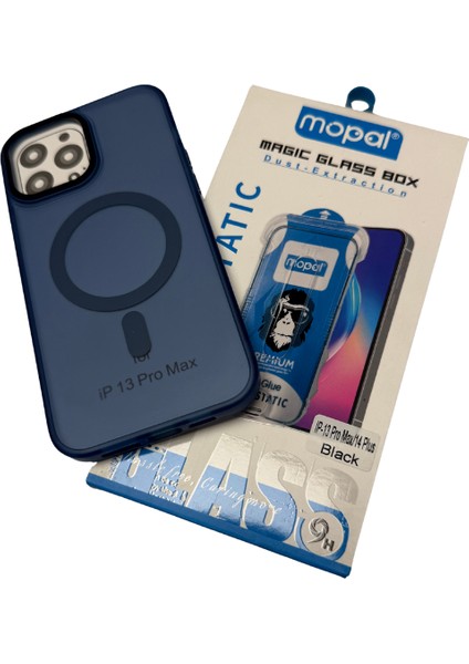 iPhone 13 Pro Max Lacivert Transparant Kılıf Kırılmaz Cam Hediye modelleri