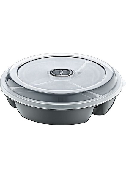 3 Bölmeli Çok Renkli Mikrodalga Saklama Kabı Hobby Life fiyatları