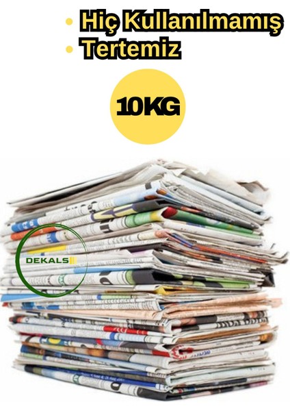 10 kg Eski Temiz Gazete Sıfır Kullanılmamış Tabak Bardak Sarma Ambalaj Kağıdı fiyatları