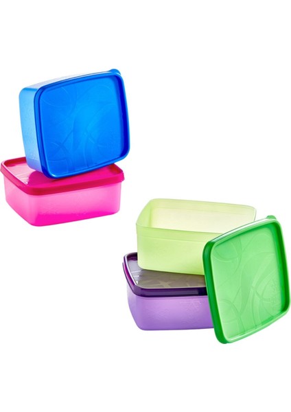 Şeffaf Derin Dondurucu Saklama Kabı 0,7 L, Mor, Pratik ve Güvenli Saklama Için fiyatları