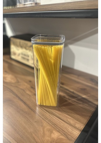 Çok Amaçlı Akrilik Kare Saklama Kabı, Hava Geçirmez, 2l