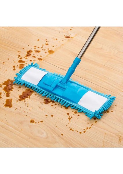 Iki Adet 40 cm Şönil Makarna Yedek Mop, Tüm Aparatlara Uygun, Kullanışlı ve Pratik