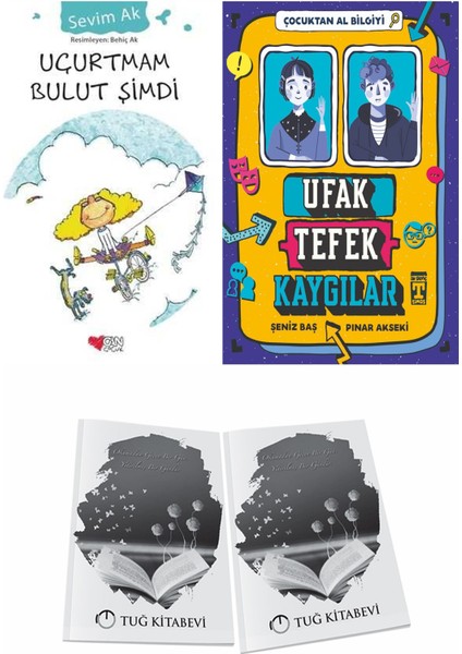 Uçurtmam Bulut Şimdi ve Ufak Tefek Kaygılar Çocuktan Al Bilgiyi + Hediyeli